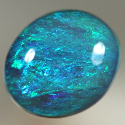 SOLID BLACK OPAL Double sided, full on show on both sides